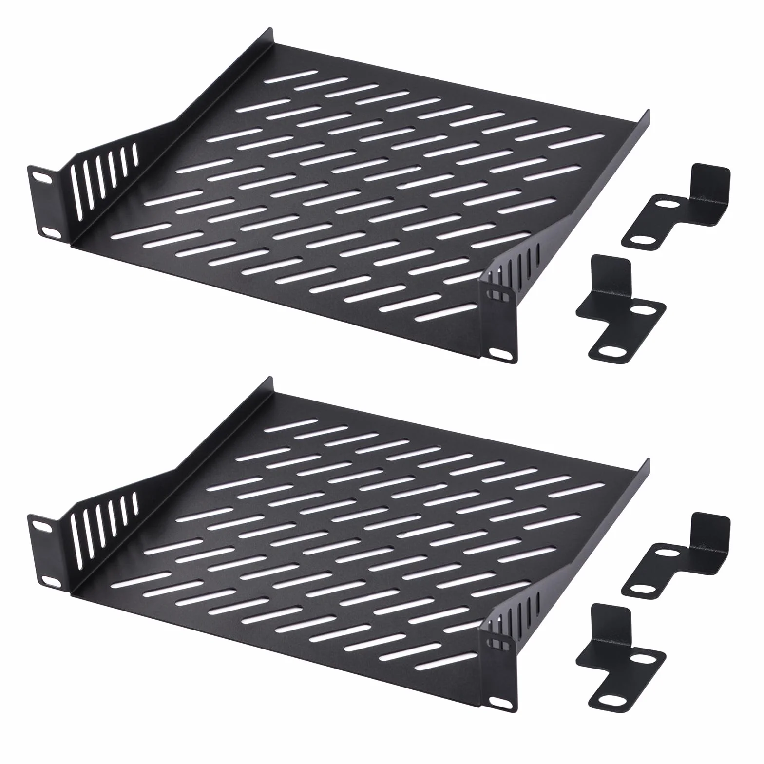 GeeekPi DeskPi rack Akcesoria 10 cali 1U Ventylowany Przeciwległy Regał Podkładka, Mount Cantilever Trawa do 10 Calowego Urządzenia Sieciowego Regału i Szczytu