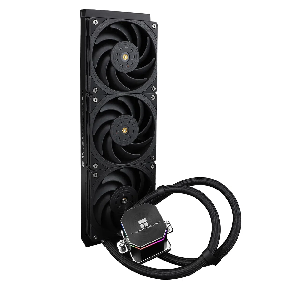 TR Frozen Edge 360 Black chłodnica wody w płynie do procesora z wentylatorem PWM 120 mm, specyfikacja zimnego rzędu 360, czarny, AMD/AM4/AM5, Intel LGA1700/1150/1151/1200/2011