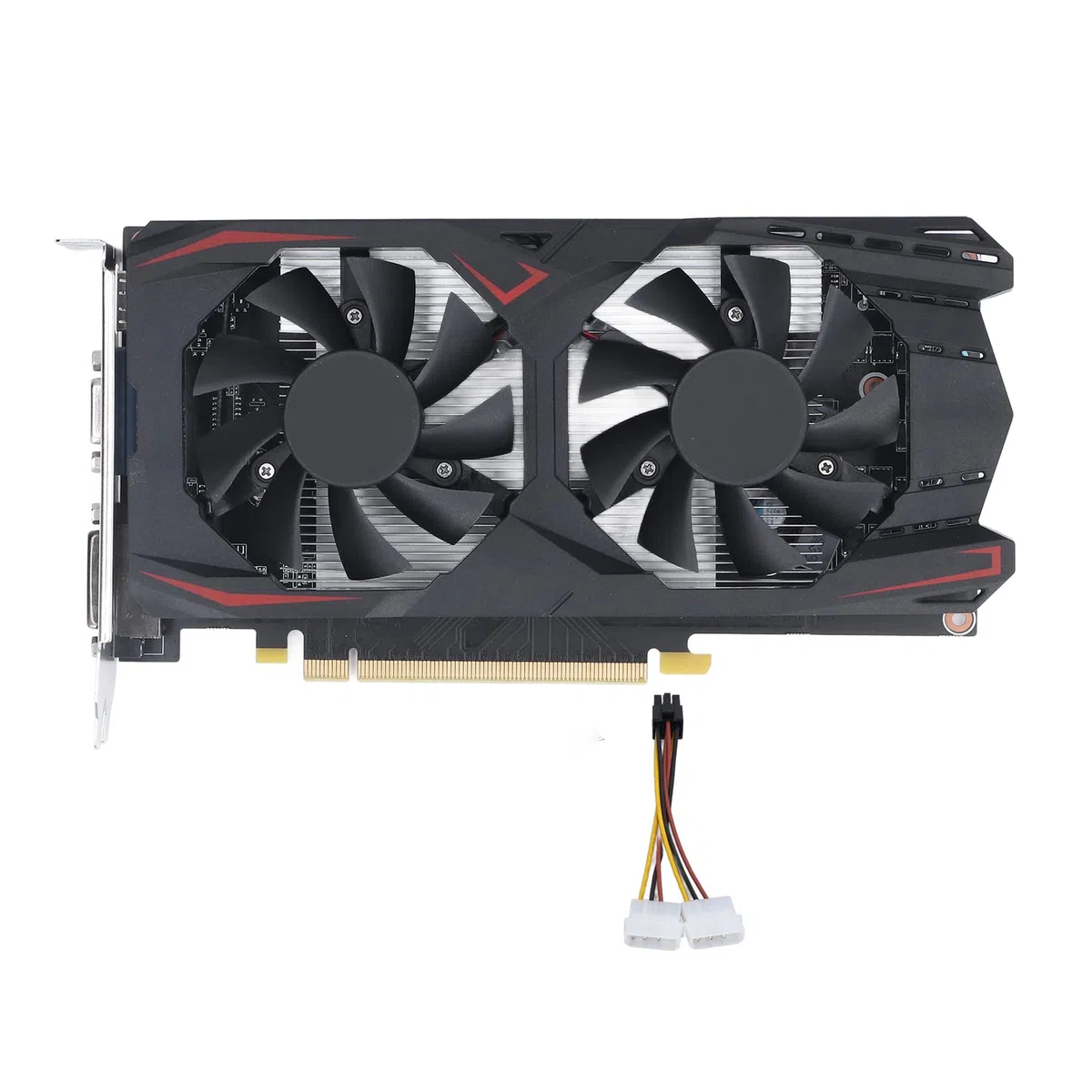 Karta Graficzna 550TI, 1,5 GB GDDR5 192Bit Podwójny Wentylator Niski Poziom Hałasu Karta Graficzna Komputera Stacjonarnego, Obsługa Wyjścia Wyświetlacza DP, DVI, HDMI