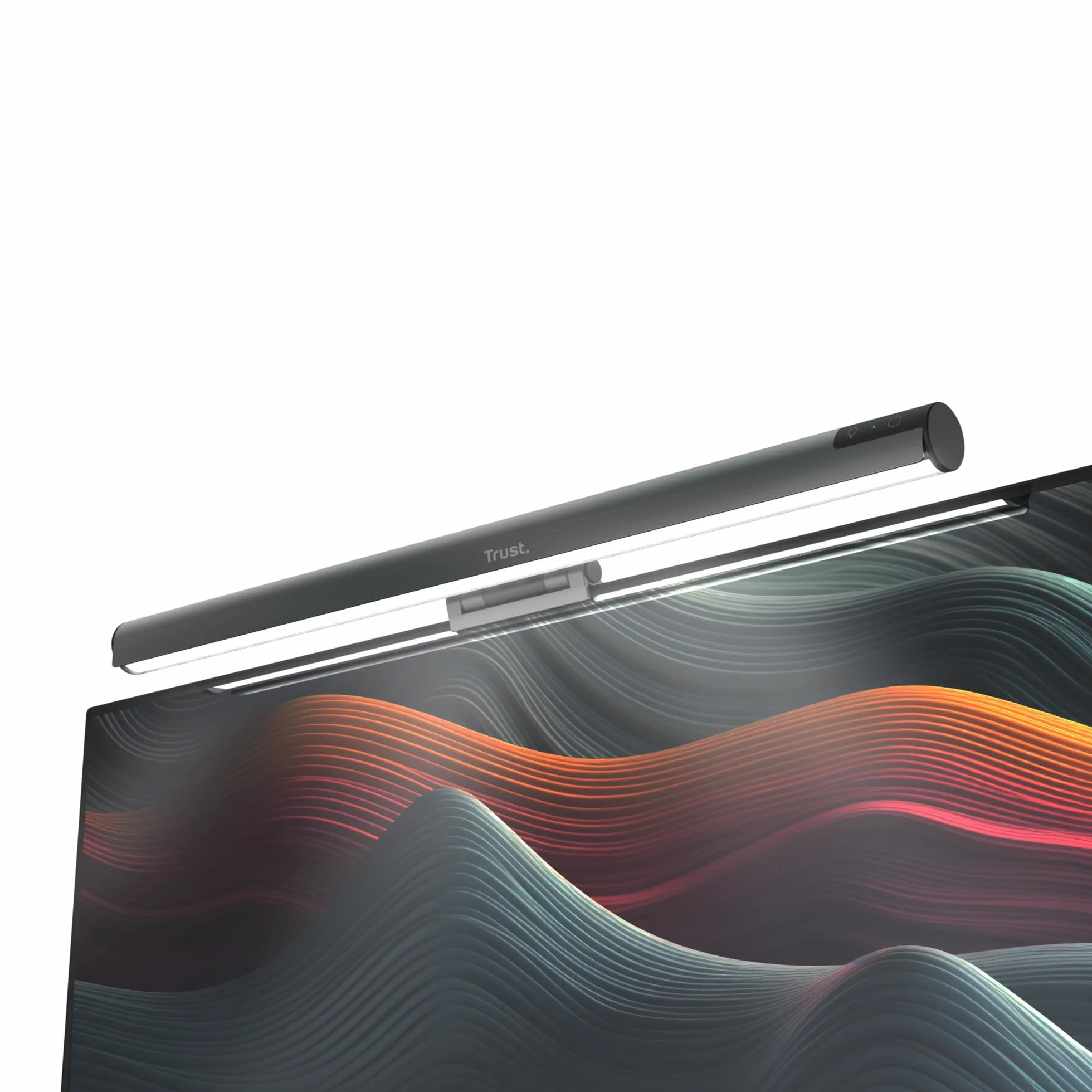 Trust Shyne Monitor Light Bar Anti-Blue Anti-glare lampa USB 42 cm, ciepłe/zimne/średnie białe światło, regulowana temperatura i jasność, kompaktowa lampa dotykowa bez migotania lampa robocza do