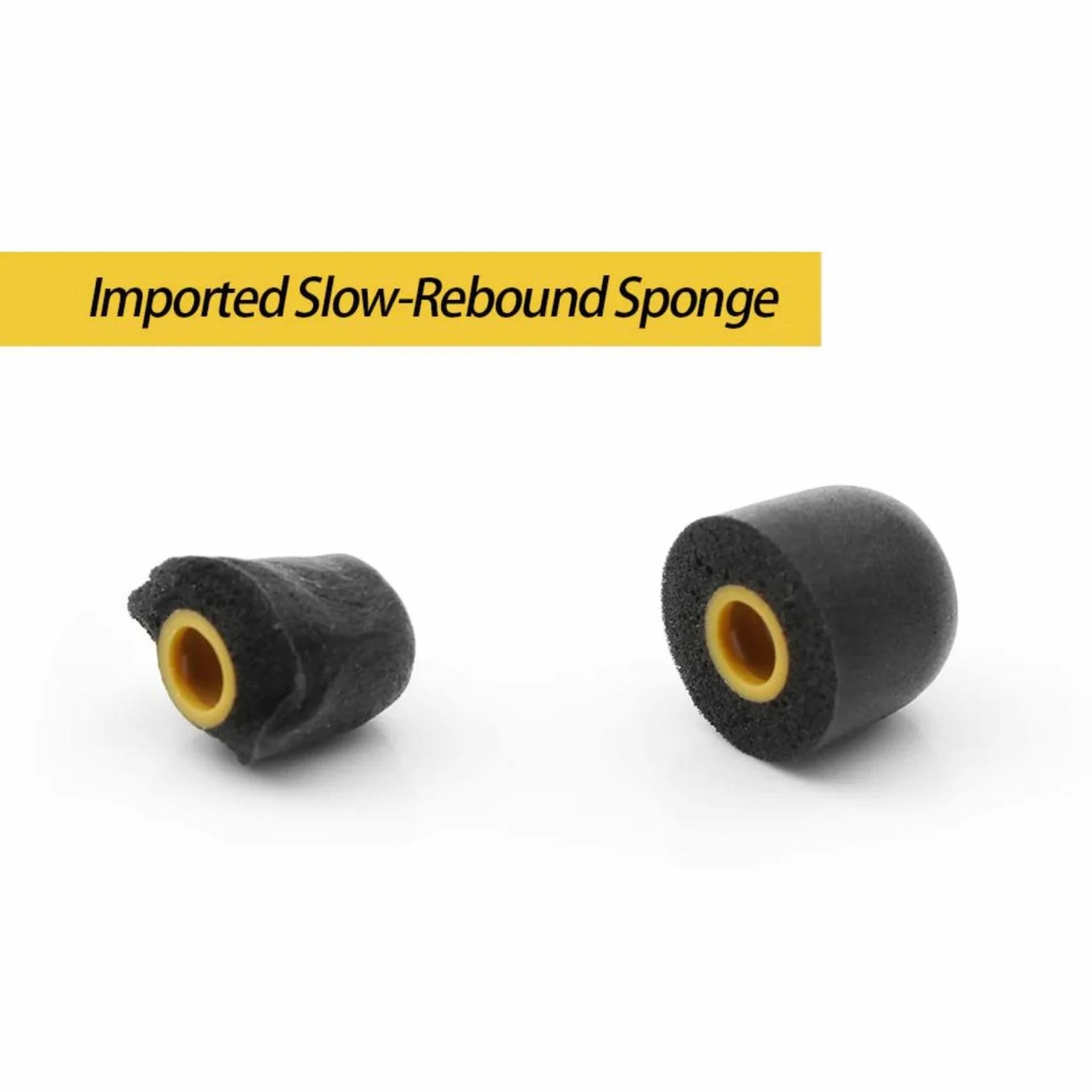 Linsoul Tripowin TP45 spiralny rowek z pianki pamięciowej, 2 pary zatyczek do uszu do monitora do uszu, odpowiednie do dyszy słuchawek 4,5 mm - 6,5 mm (L)