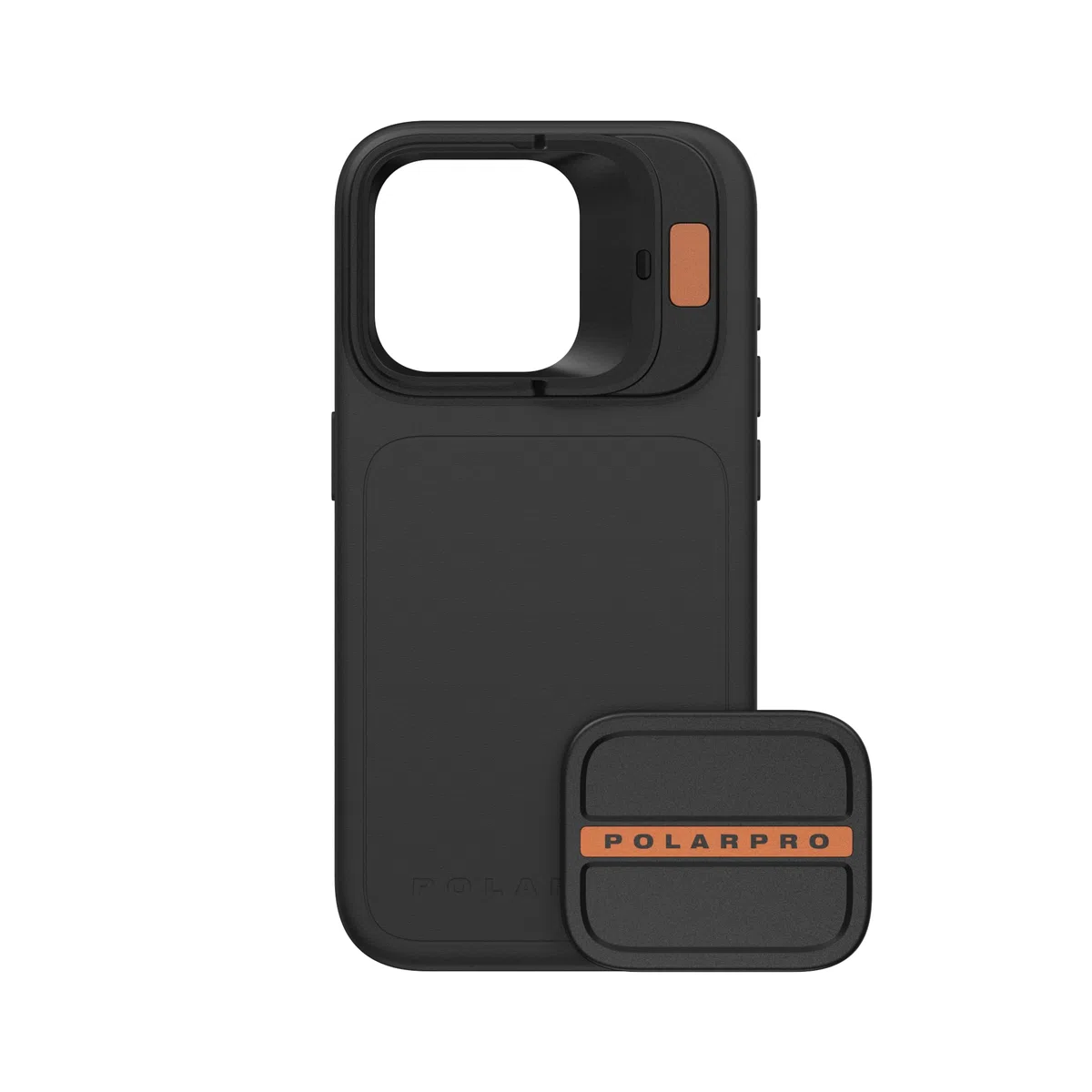 PolarPro - LiteChaser iPhone 15 Pro Case incl. Defender - w kolorze nero - nowe, bardziej wytrzymałe etui MagSafe - telefon do fotografii/wideografii - Uproszczone