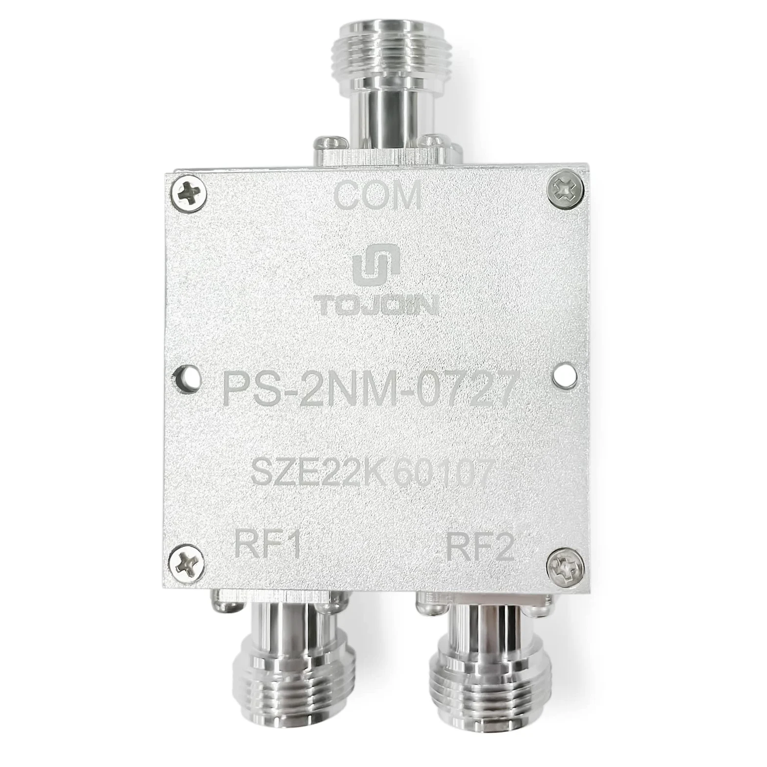 TOJOIN Rozgałęźnik Pasywny 2-Drożny do Złączy Typu N Rozgałęźnik Kabla Koncentrycznego 0,7-2,7 GHz do Pomiarów RF/Mikrofale Akcesoria Rozgałęźnik System Antenowy (PS-2NM-0727)