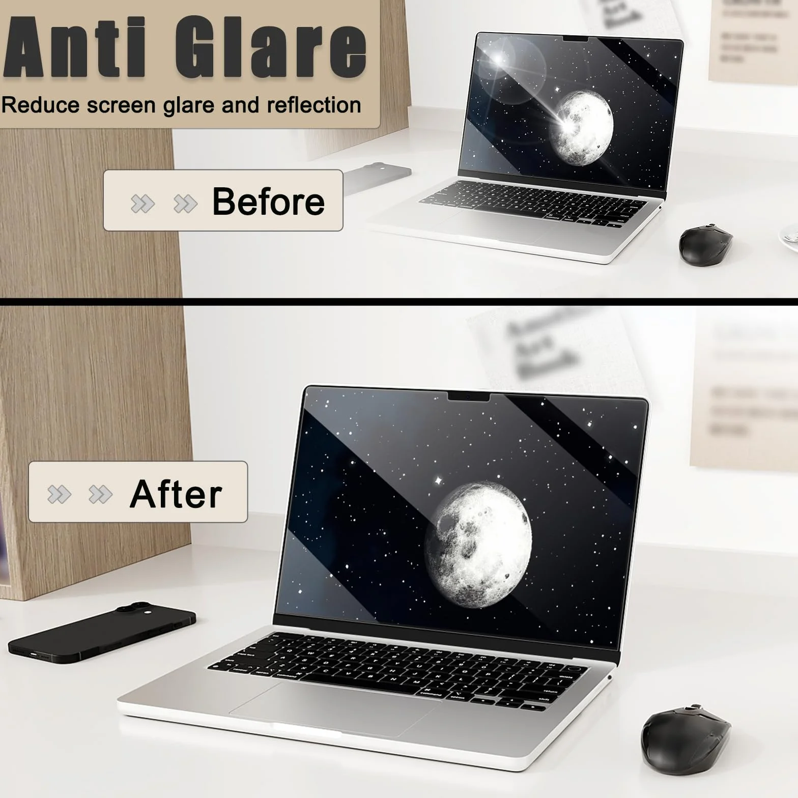Folia ochronna na wyświetlacz ze szkła hartowanego do MacBook Air 2025-2022 13,6 cala M4 M3 M2 Chip A3240 A3113 A2681 twardość 9H ochrona ekranu folia ochronna szkło ochronne przezroczyste odporne na