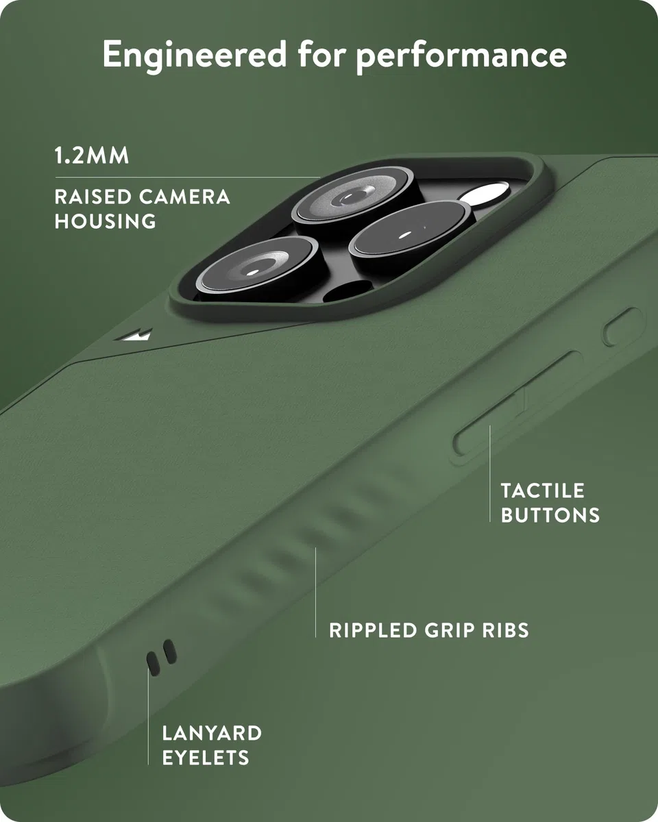 Mysz do iPhone 16 Pro Max Case MagSafe kompatybilny, przycisk sterowania aparatem - Limitless 6.0 - zielony - odporny na wstrząsy futerał na telefon