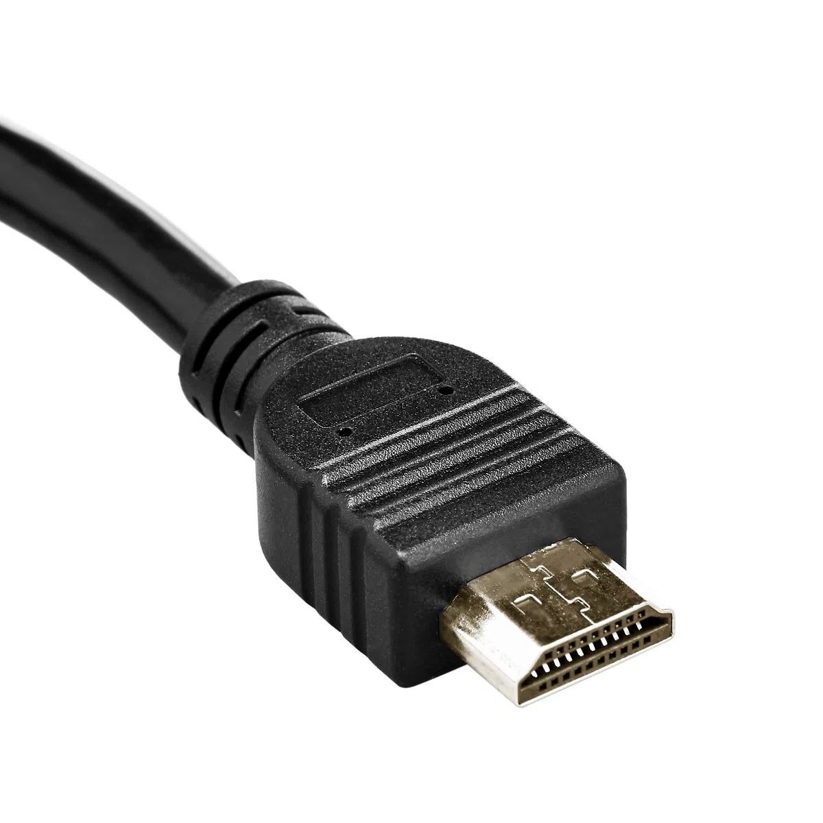 Amazon Basics Przełącznik HDMI z 3 portami i kablem pigtail, obsługuje Full HD, 4K/30 Hz, 3 in 1 out