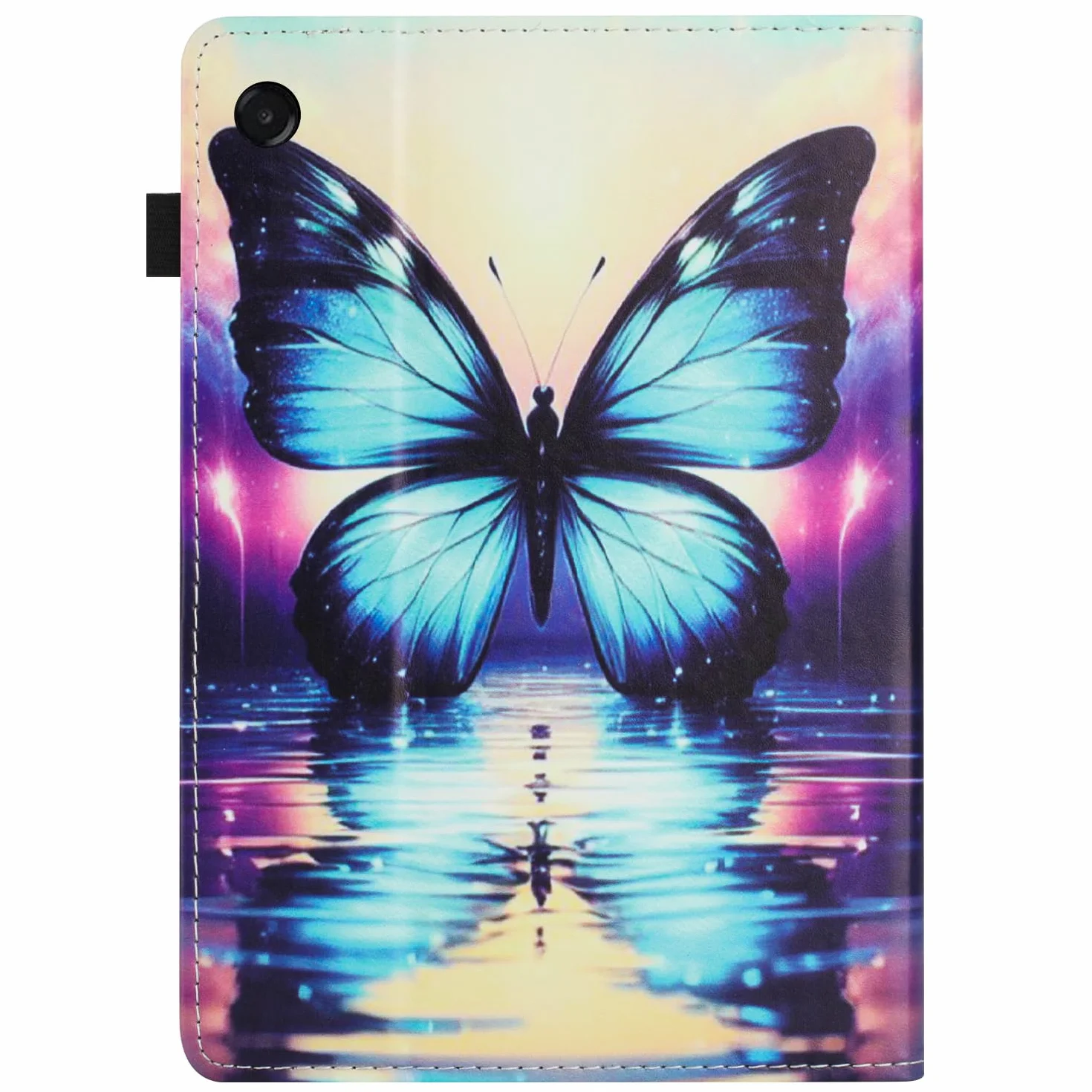 Etui do Samsung Galaxy Tab A11+ 11 cali 2025 SM-X310/SM-X315 LTE/SM-X236 PU skórzany rękaw magnetyczny stojak pokrowiec portfel tablet etui ochronne do Galaxy A11 Plus cień motyl