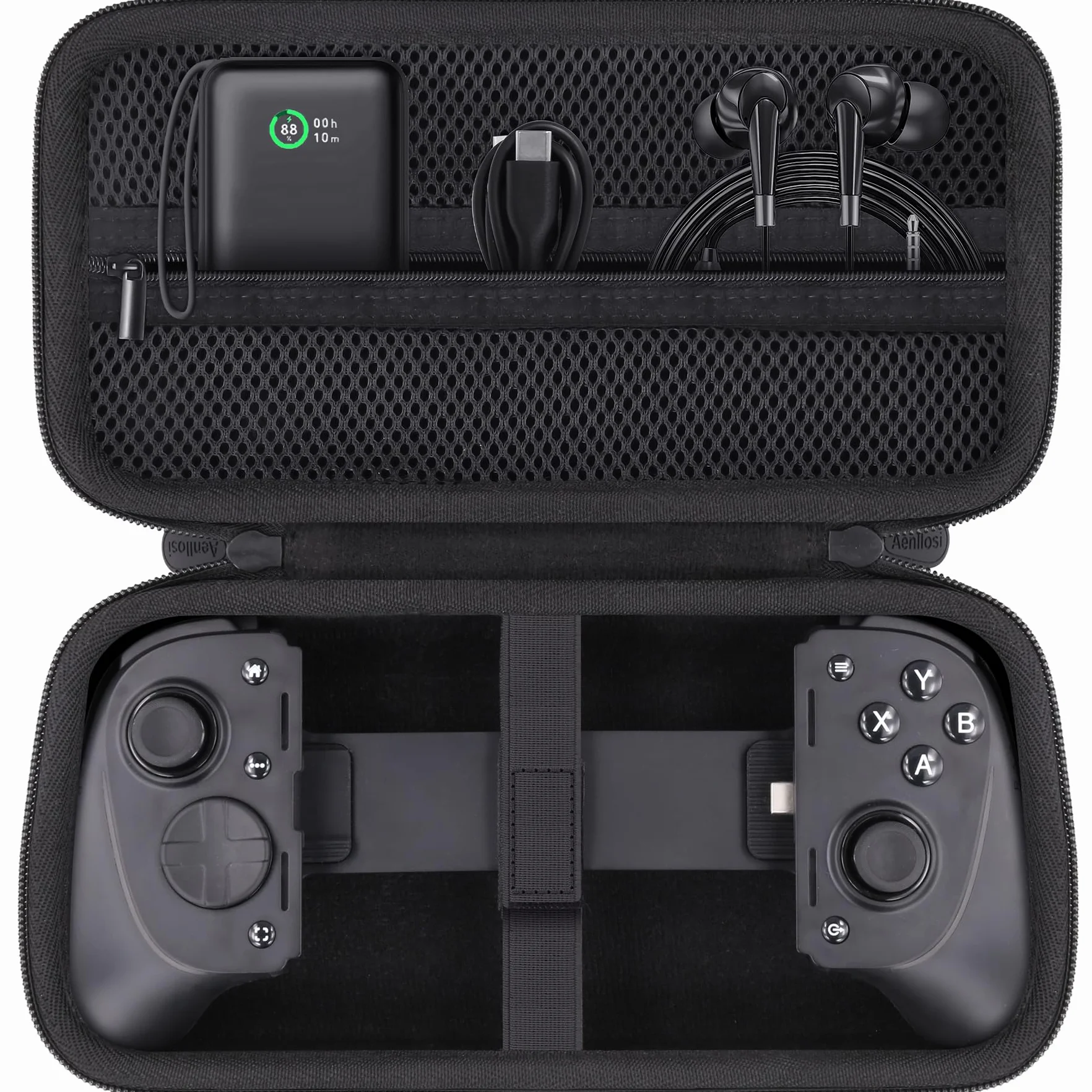 Aenllosi do gamepad Razer Kishi V3, twarde etui ochronne do iPhone'a/Androida, czarne (tylko etui)