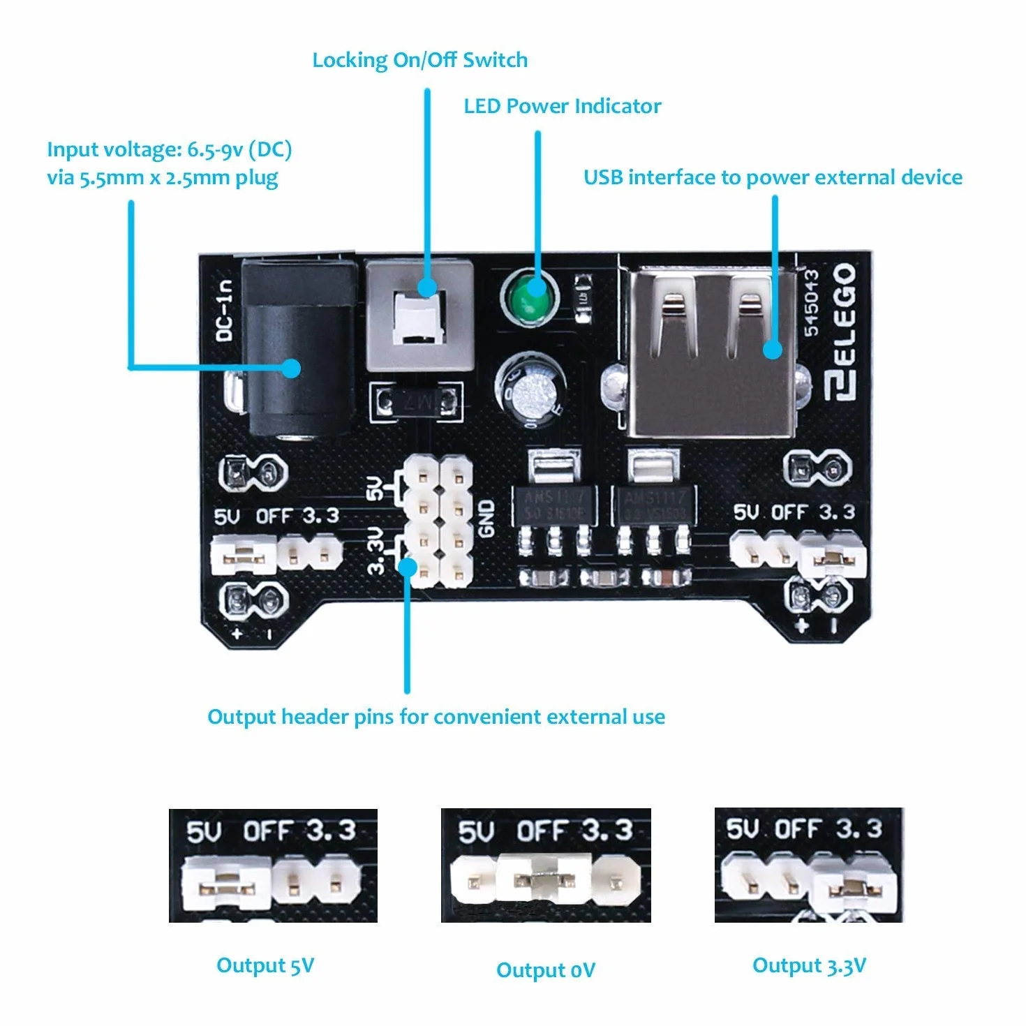 ELEGOO Electronic Fun Kit Breadboard kabel rezystancyjny kondensator LED potencjometr do elektroniki zestaw learning Kit, kompatybilny z Arduino IDE, UNO R3, Raspberry Pi asortyment