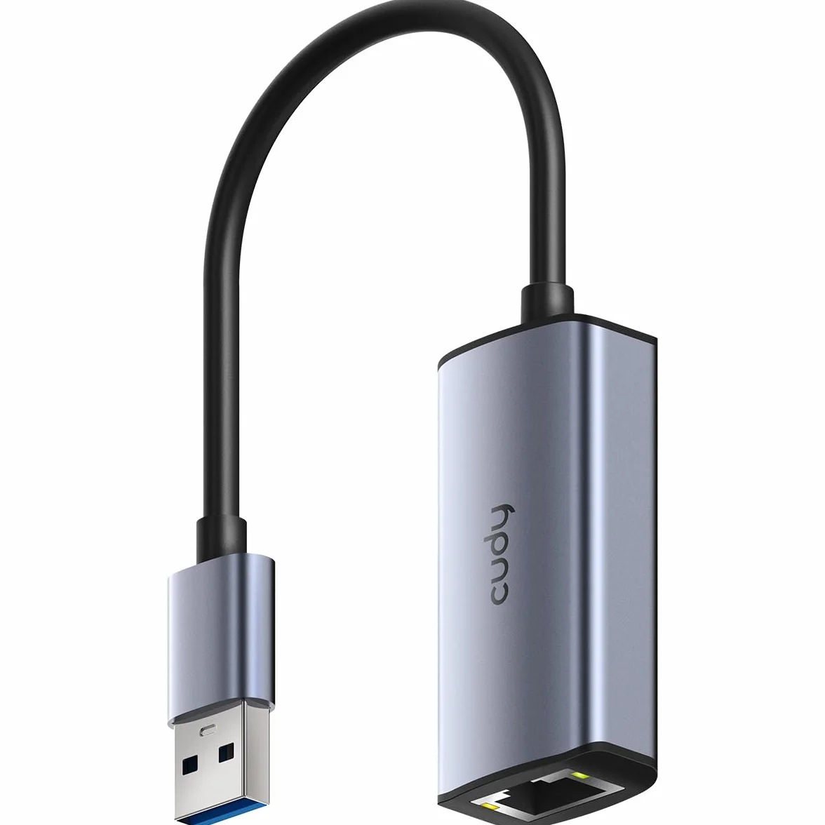 Cudy Adapter Ethernet USB-A na 2,5 Gb/s, adapter sieciowy USB 3.0, aluminiowy adapter internetowy RJ45 LAN bez sterowników, kompatybilny z Switch, MacBookiem, TV Box, XPS, Steam Dec, UE25A