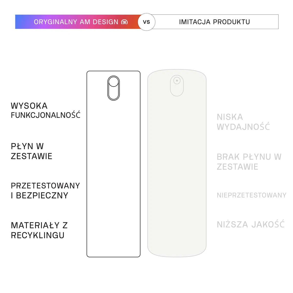 am Zestaw do czyszczenia ekranu z atomizerem 2 w 1 – środek do czyszczenia wyświetlaczy do smartfona, tabletu, laptopa i auta – screen cleaner z mikrofibrą (czarny, 1 szt.)